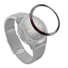 For Garmin Fenix 5 Smart Watch Steel Bezel Ring, A Version(Black Ring Red Letter) - 1