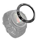 For Garmin Fenix 3/3 HR Smart Watch Steel Bezel Ring, B Version(Black Ring White Letter) - 1