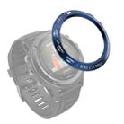 For Garmin Fenix 3/3 HR Smart Watch Steel Bezel Ring, B Version(Blue Ring White Letter) - 1