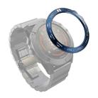 For Garmin Fenix 5X/5X Plus Smart Watch Steel Bezel Ring, B Version(Blue Ring White Letter) - 1