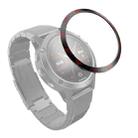 For Garmin Fenix 5 Smart Watch Steel Bezel Ring, B Version(Black Ring Red Letter) - 1