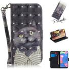 For Huawei Mate 30 / 5G 3D Colored Drawing Horizontal Flip PU Leather Case with Holder & Card Slots & Wallet(Embrace Cat) - 1