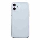 For iPhone 12 mini Frosted Stepless Fine Hole Glass Protective Case - 1