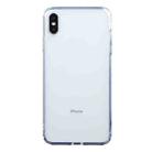 For iPhone X / XS Frosted Stepless Fine Hole Glass Protective Case - 1
