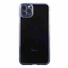 For iPhone 11 Pro Max Transparent Stepless Fine Hole Glass Protective Case  - 1