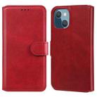 For iPhone 13 mini Classic Calf Texture PU + TPU Horizontal Flip Leather Case with Holder & Card Slots & Wallet (Red) - 1
