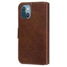 For iPhone 13 mini Classic Calf Texture PU + TPU Horizontal Flip Leather Case with Holder & Card Slots & Wallet (Brown) - 3