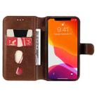 For iPhone 13 mini Classic Calf Texture PU + TPU Horizontal Flip Leather Case with Holder & Card Slots & Wallet (Brown) - 4