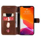 For iPhone 13 Classic Calf Texture PU + TPU Horizontal Flip Leather Case with Holder & Card Slots & Wallet(Brown) - 4