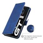 Classic Calf Texture PU + TPU Horizontal Flip Leather Case with Holder & Card Slots & Wallet For OPPO Realme GT 5G(Blue) - 6