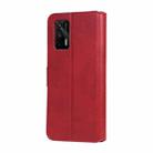 Classic Calf Texture PU + TPU Horizontal Flip Leather Case with Holder & Card Slots & Wallet For OPPO Realme GT 5G(Red) - 3