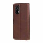 Classic Calf Texture PU + TPU Horizontal Flip Leather Case with Holder & Card Slots & Wallet For OPPO Realme GT 5G(Brown) - 3