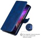 Classic Calf Texture PU + TPU Horizontal Flip Leather Case with Holder & Card Slots & Wallet For vivo V21(Blue) - 6