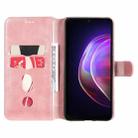 Classic Calf Texture PU + TPU Horizontal Flip Leather Case with Holder & Card Slots & Wallet For vivo V21(Rose Gold) - 4