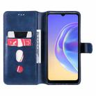 Classic Calf Texture PU + TPU Horizontal Flip Leather Case with Holder & Card Slots & Wallet For vivo V21e(Blue) - 4