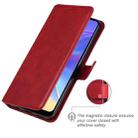 Classic Calf Texture PU + TPU Horizontal Flip Leather Case with Holder & Card Slots & Wallet For vivo V21e(Red) - 6