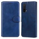 Classic Calf Texture PU + TPU Horizontal Flip Leather Case with Holder & Card Slots & Wallet For OnePlus Nord CE 5G(Blue) - 1