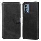 Classic Calf Texture PU + TPU Horizontal Flip Leather Case with Holder & Card Slots & Wallet For OnePlus N200 5G(Black) - 1