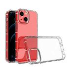 For iPhone 13 mini Airbag Four-Corner Full Coverage Shockproof TPU Case (Transparent) - 1