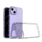 For iPhone 13 Airbag Four-Corner Full Coverage Shockproof TPU Case(Transparent) - 1