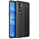 For OPPO Realme GT Explorer Master Litchi Texture TPU Shockproof Case(Black) - 1