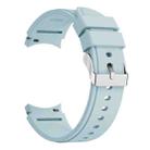 For Samsung Galaxy Watch4 40mm Silicone Watch Band(Light Blue) - 1