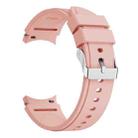 For Samsung Galaxy Watch4 44mm Silicone Watch Band(Pink) - 1