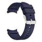 For Samsung Galaxy Watch4 44mm Silicone Watch Band(Midnight Blue) - 1