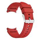 For Samsung Galaxy Watch4 Classic 42mm Silicone Watch Band(Red) - 1