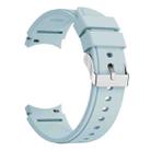 For Samsung Galaxy Watch4 Classic 42mm Silicone Watch Band(Light Blue) - 1