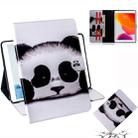 For  iPad 10.2 / 10.5 / Air 2019 3D Colored Drawing Horizontal Flip Leather Case with Holder & Card Slots & Wallet(Panda) - 1
