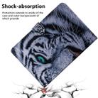 For  iPad 10.2 / 10.5 / Air 2019 3D Colored Drawing Horizontal Flip Leather Case with Holder & Card Slots & Wallet(Tiger) - 6