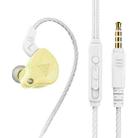 QKZ AK6-X 3.5mm In-Ear Wired Subwoofer Sports Earphone with Microphone, Cable Length: About 1.2m(Lemon Yellow) - 1