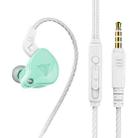 QKZ AK6-X 3.5mm In-Ear Wired Subwoofer Sports Earphone with Microphone, Cable Length: About 1.2m(Apple Green) - 1