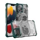 For iPhone 13 Pro wlons Explorer Series PC+TPU Protective Case (Dark Green) - 1