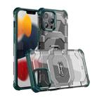 For iPhone 13 Pro Max wlons Explorer Series PC+TPU Protective Case (Dark Green) - 1