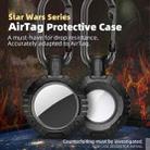 Star Wars Series Rubber Shockproof Protective Case For AirTag(Black) - 3
