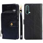 Zipper Bag PU + TPU Horizontal Flip Leather Case with Holder & Card Slot & Wallet & Lanyard For OnePlus Nord CE 5G(Black) - 1
