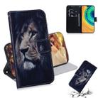 For Huawei Mate 30 / 5G Coloured Drawing Pattern Horizontal Flip PU Leather Case with Holder & Card Slots & Wallet(Lion) - 1