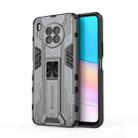 For Huawei nova 8i Supersonic PC + TPU Shock-proof Protective Case with Holder(Grey) - 1