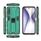 For Honor X20 SE Supersonic PC + TPU Shock-proof Protective Case with Holder(Green) - 1