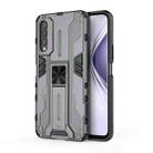 For Honor X20 SE Supersonic PC + TPU Shock-proof Protective Case with Holder(Grey) - 1