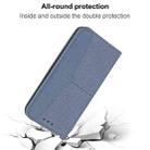 For OPPO A52 Woven Texture Stitching Magnetic Horizontal Flip PU Leather Case with Holder & Card Slots & Wallet & Lanyard(Grey) - 7