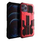 For iPhone 13 mini Vanguard Warrior All Inclusive Double-color Shockproof TPU + PC Protective Case with Holder (Red) - 1