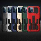For iPhone 13 Pro Vanguard Warrior All Inclusive Double-color Shockproof TPU + PC Protective Case with Holder (Black) - 2
