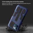 For iPhone 13 Pro Vanguard Warrior All Inclusive Double-color Shockproof TPU + PC Protective Case with Holder (Black) - 4