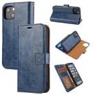 Crazy Horse Texture Detachable Horizontal Flip PU Leather Case with Holder & Card Slots & Wallet & Photo Frame For iPhone 13 mini(Blue) - 1