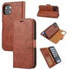 Crazy Horse Texture Detachable Horizontal Flip PU Leather Case with Holder & Card Slots & Wallet & Photo Frame For iPhone 13 mini(Brown) - 1