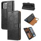 Crazy Horse Texture Detachable Horizontal Flip PU Leather Case with Holder & Card Slots & Wallet & Photo Frame For iPhone 13 Pro Max(Black) - 1