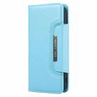 Litchi Texture Detachable Horizontal Flip PU Leather Case with Holder & Card Slots & Wallet & Photo Frame For iPhone 13(Blue) - 2